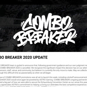 格ゲーイベント「COMBO BREAKER 2020」中止へ　アメリカでの新型コロナ感染拡大で