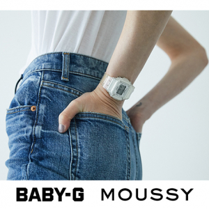 スケルトン素材に釘付け…♡MOUSSYとBABY-Gのコラボレーションモデルが登場しました♩