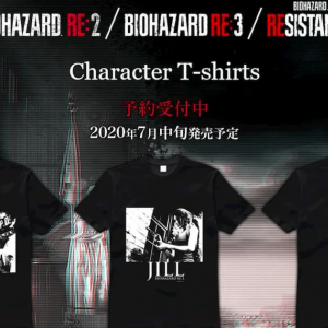 「バイオハザード RE:2・RE:3」レジスタンスのスタイリッシュなモノクロTシャツがイーカプコン限定登場！