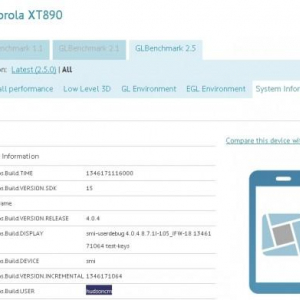 Motorola XT890はIntelプロセッサ搭載スマートフォン、2GHz版Z2460を搭載？