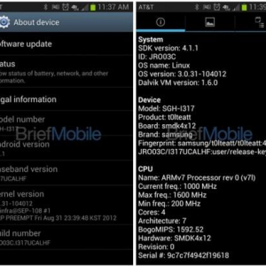 米AT&T向けGalaxy Note II LTEはExynos 4412 1.6GHzクアッドコアプロセッサを搭載