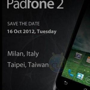 ASUS、「Padfone 2」発売イベントを10月16日に台湾とイタリアで開催