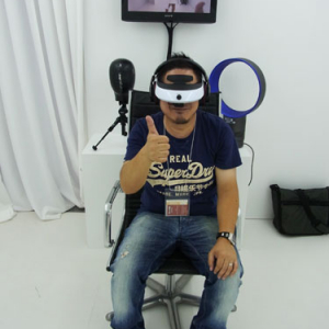 【TGS2012】目の前で実像と虚像が入れ替わる不思議体験　ソニーの没入快感研究所の実験に参加してきた