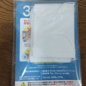 アベノマスクが届いたので付けてみた