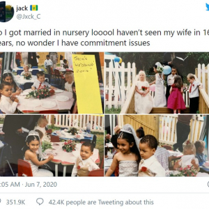 保育園の時に疑似結婚式をあげた男女が16年ぶりにTwitterで奇跡の再会