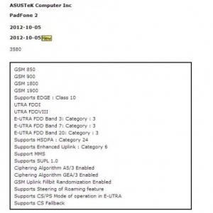 ASUS Padfone 2がGCFの認証を取得、LTEもサポート