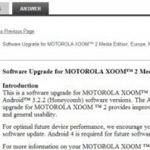 Motorola、XOOM 2 Wi-Fi / XOOM 2 Media Edition Wi-FiのAndroid 4.0アップデートを開始