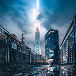 SFの世界に迷い込んだ雰囲気･･･梅雨時の東京スカイツリーが最高にカッコイイ！