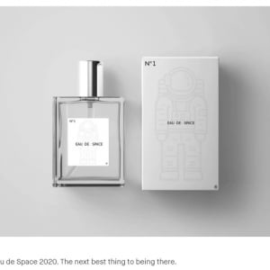 宇宙空間の匂いがする香水「Eau de Space」がKickstarterで資金調達中