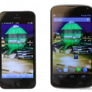 Nexus 4の鮮明画像が複数公開、iPhone 5との比較もあり