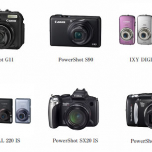 一挙6機種を発売！キヤノンのコンパクトデジタルカメラ