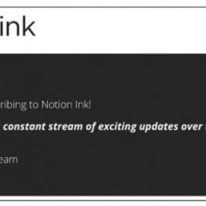 Notiron Ink Adam IIの発表が迫る、公式サイトでメール登録受付が開始