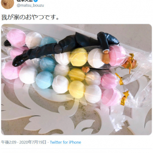 松本人志さん「我が家のおやつです。」画像ツイートに「いいね」13万超　大喜利風の返信も多数