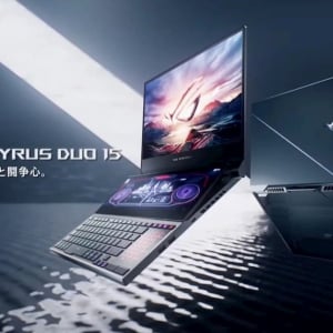 ASUSのデュアルディスプレイノートパソコンがゲーミングに進化！「ROG Zephyrus Duo 15 GX550LXS」発表！