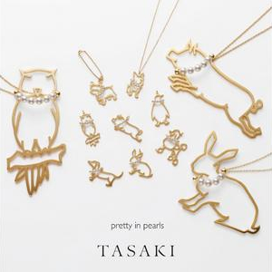 TASAKI、キュートでポップな動物たちのチャーム「プリティ イン パールズ」発表