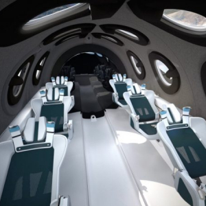 いつか乗ってみたい？ ヴァージン・ギャラクティックが宇宙船「VSS Unity」の客室デザインを公開