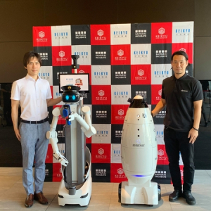 京急アクセラレータープログラムに参加中の2社が、ロボットのデモを実施