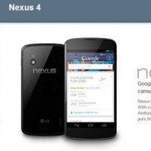 Nexus 4の英国価格は、8GBモデルが£239（約3万円）、16GBモデルが£279（約36,000円）