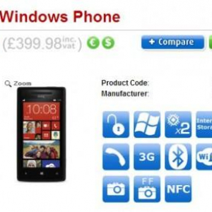 英CloveでHTCのWindows Phone 8X（SIMロックフリー版）が発売開始