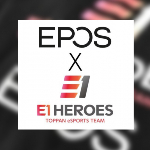 凸版印刷のeスポーツ部「E1 HEROES」とEPOSがパートナーシップを締結