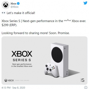 Microsoftが「Xbox Series S」を発表 「クリスマスを前にこの価格はうれしい限り」