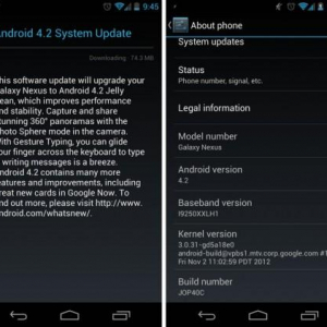 Nexus 4、Nexus 10、Galaxy Nexus（yakju）にAndroid 4.2（JOP40C）へのアップデートが配信されているらしい