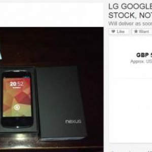 Nexus 4がeBayで出品中