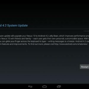 Nexus 10にもAndroid 4.2.1（JOP40D）へのアップデートが配信中