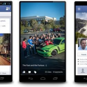 Facebook、Android向け公式アプリ新バージョンv2.0をリリース、全体的な動作性能を改善