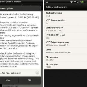 米Sprint、HTC Evo 4G LTEにAndroid 4.1へのアップデートを提供開始