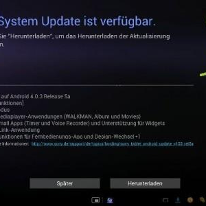Sony Tablet SドイツモデルにAndroid 4.0.3（release5a）の機能追加アップデートが配信中
