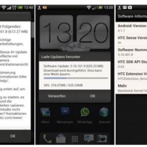 欧州向けHTC One SにAndroid 4.1へのアップデート（3.16.401.8）が配信開始