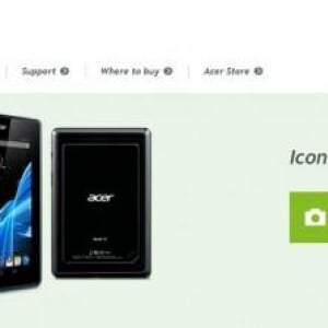 Acerが未発表の7インチAndroidタブレット「ICONIA B」の製品ページを一時的に公開