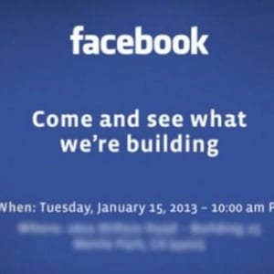 Facebook、米国で1月15日にプレスイベントを開催、マスコミ宛てに招待状を送付