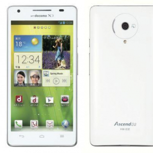 NTTドコモ、Xiの下り最大112.5Mbpsに対応したAndroidスマートフォン「Ascend D2 HW-03E」を発表