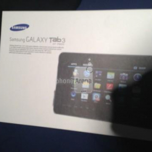 Galaxy Tab 3の製品パッケージと実機の写真が流出