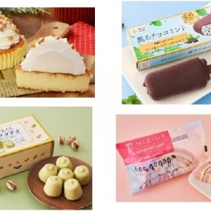 今週新発売のローソンスイーツまとめ！チョコミントアイスやチーズホイップたっぷり乗せバスチーなど♪