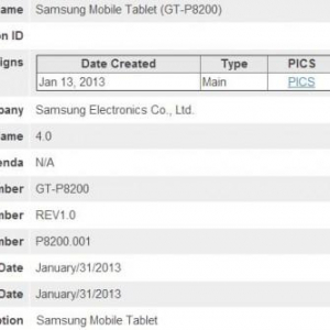 Samsung GT-P8200がBluetooth SIGの認証を取得