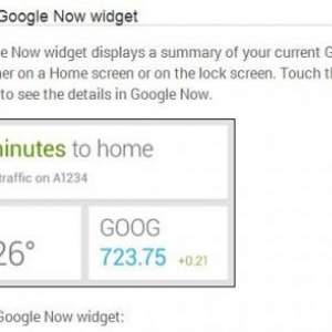 Google、Android向け検索アプリにGoogle Nowウィジェットを追加予定