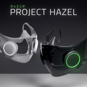 光るだけじゃもう古い！Razerがアンプ内臓のゲーミングスマートマスク「PROJECT HAZEL」を発表！