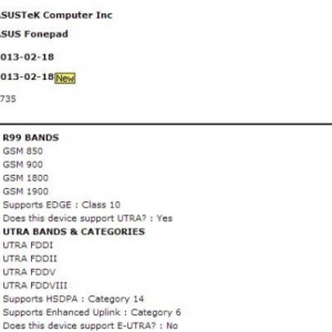 ASUS FonepadがGCFの認証を取得