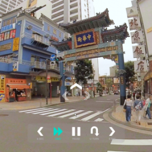 バーチャル観光Webサービス「Milapse Trek」で横浜中華街を歩こう！
