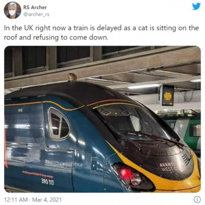 ロンドン市内の駅で電車を運休させた犯人とは？ 「マンチェスターに用事があったんだよ」「当然乗車券持ってるんだよね」