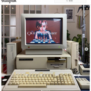 もし『クイーンズ・ギャンビット』が1980年代のMS-DOSゲームだったら