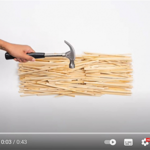 使用済の箸をリサイクルした家具を製造・販売するカナダのスタートアップ「ChopValue」