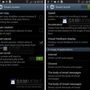 Galaxy S IVのスクリーンショットが流出、「Smart scroll」や「Smart pause」といった新機能の存在が判明