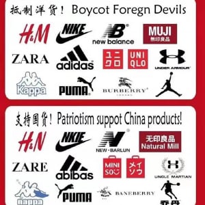 【話題】中国人が「中国の物を買おう」と呼びかけ / 中国メーカーと外国メーカーの一覧画像が「何かおかしい」