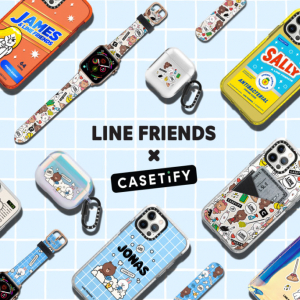 「LINE FRIENDS × CASETiFY コレクション」新発売！ グローバル人気キャラクターと有名テックファッションブランドの出会い