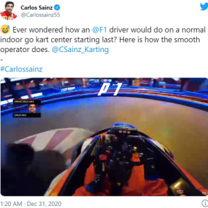 現役F1ドライバーがゴーカートで最後尾からスタートしたらどうなるか？ 「F1より面白い」「BGMがこの動画を盛り上げてるよね」