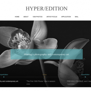 写真と現代アート専門のNFTプラットフォーム「HYPER EDITION」始動！